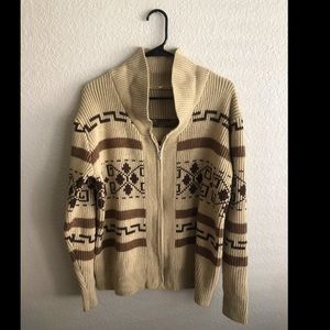 The Big Lebowski The Dude Zip Up Cardigan Sweater